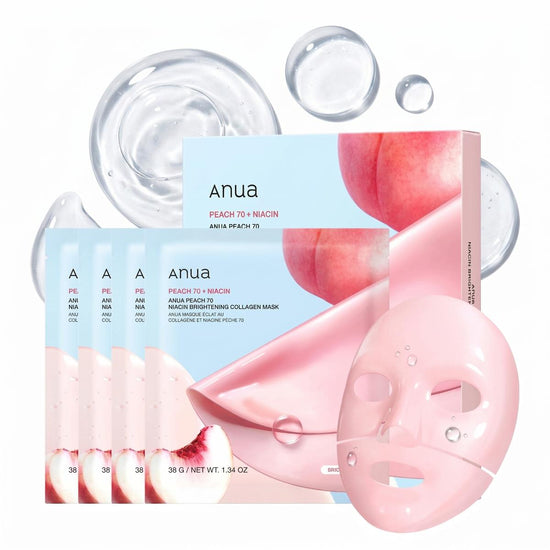 Anua Peach 70 Niacin Brightening Collagen Mask – 4ea