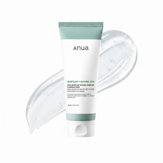 Anua Heartleaf Succinic Moisture Cleansing Foam 150ml