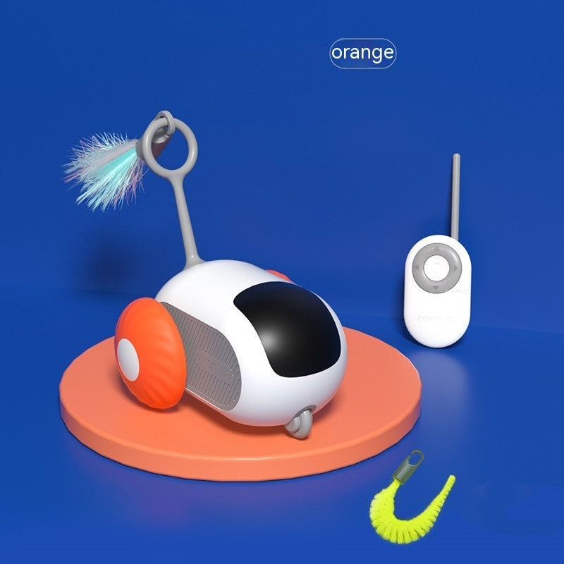 Remote Control Interactive Cat Car Toy USB Charging
