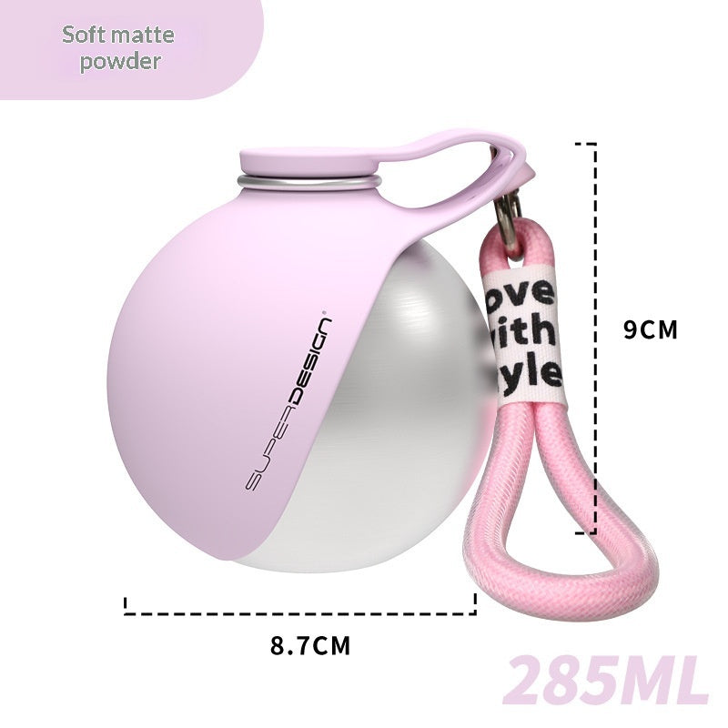 Pet Stainless Steel Water Cup Small Dog Water Bottle