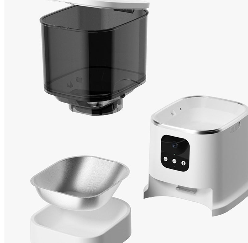 Pet Automatic Feeder Large Capacity Smart Voice Recorder APP Control