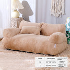 Luxury Winter Warm Plush Pet Bed Sofa – Soft & Comfortable Cat/Dog Nest
