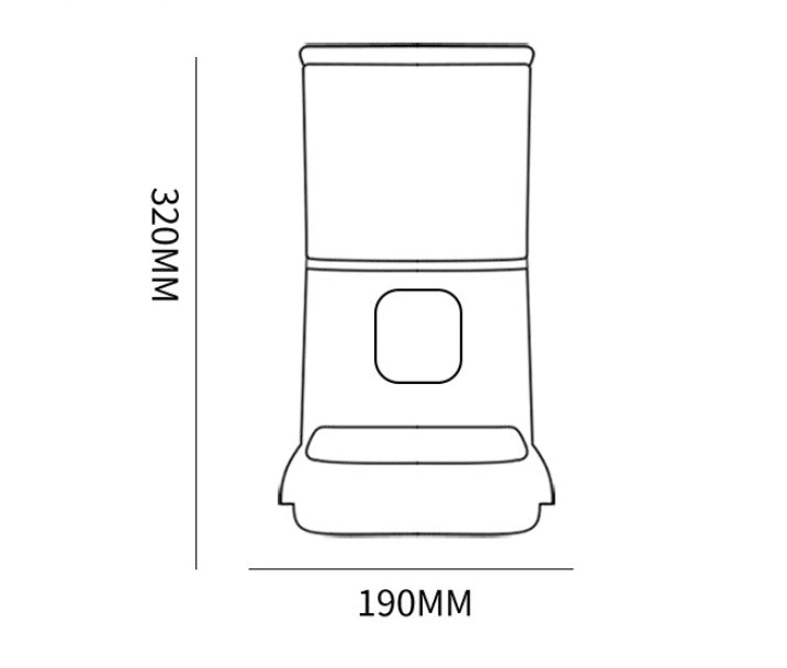 Pet Automatic Feeder Large Capacity Smart Voice Recorder APP Control