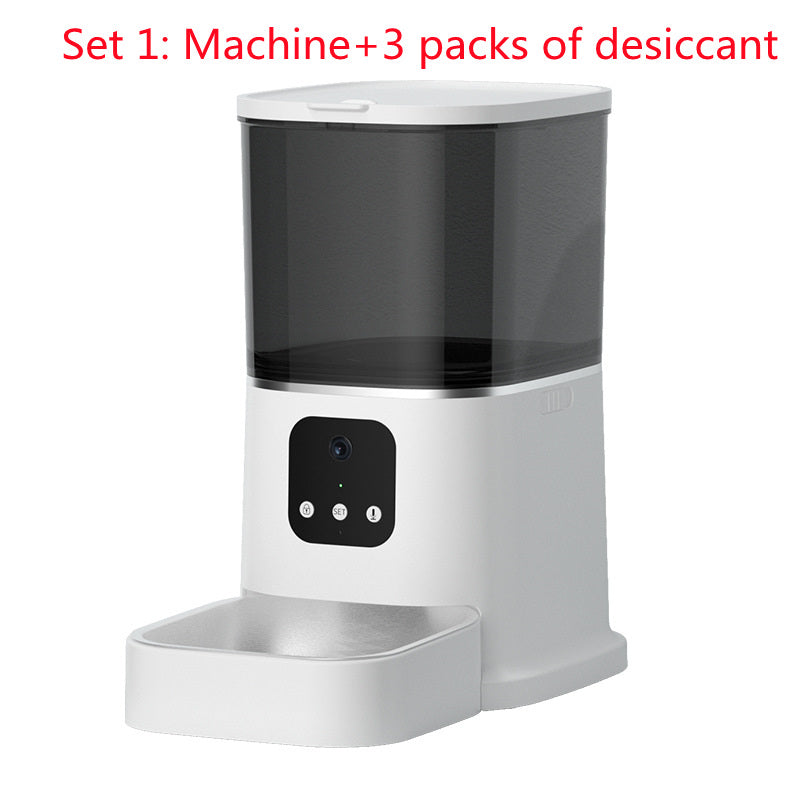 Pet Automatic Feeder Large Capacity Smart Voice Recorder APP Control