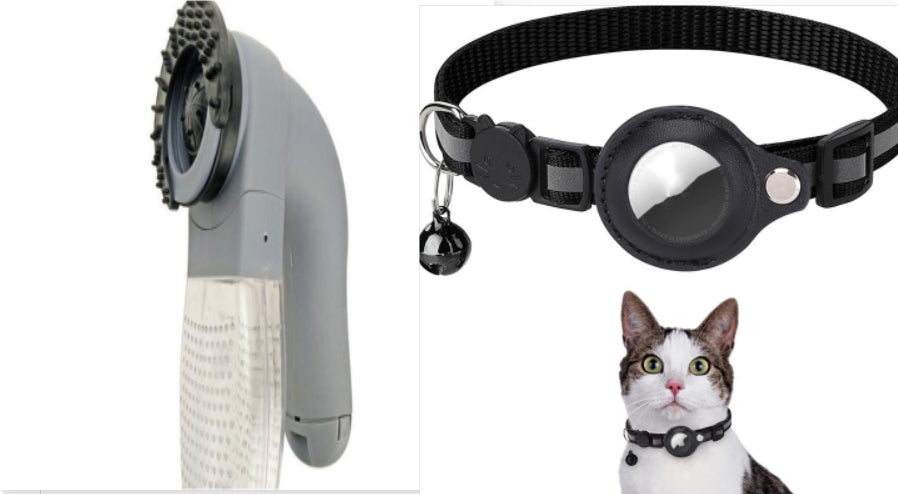 Track your cat with a reflective waterproof AirTag collar holder – safe and comfortable.