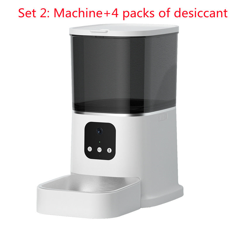 Pet Automatic Feeder Large Capacity Smart Voice Recorder APP Control