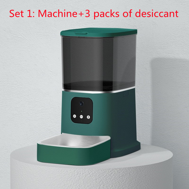 Pet Automatic Feeder Large Capacity Smart Voice Recorder APP Control