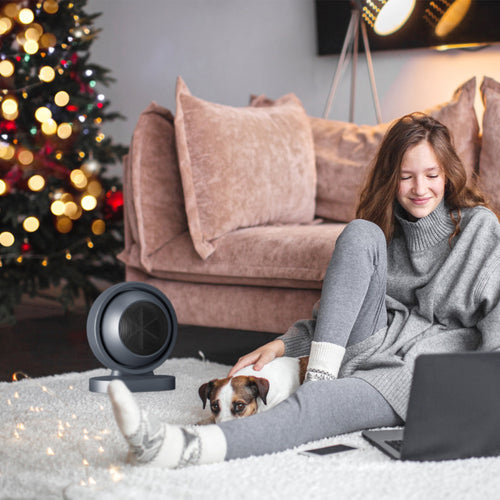 1Pc 380W Space Heater With 30 Degree Tilting Angle